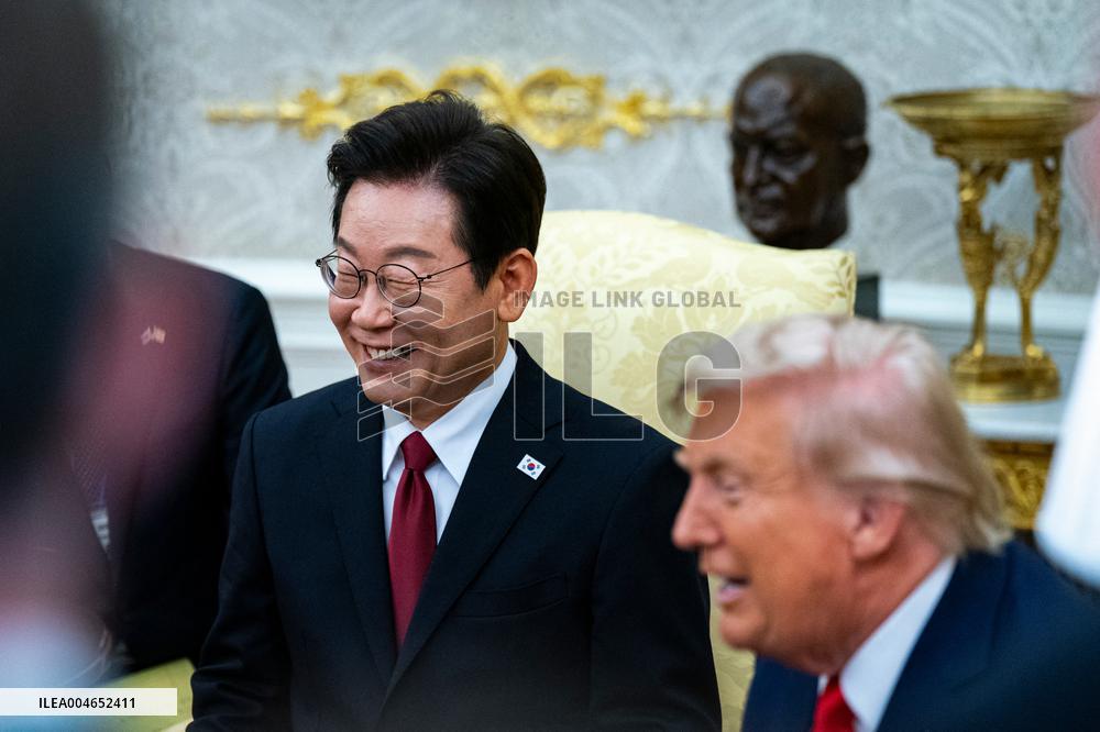 President Trump Meets With South Korean President Myung - DC