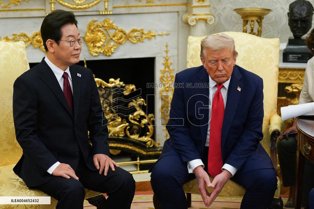 President Trump Meets With South Korean President Myung - DC