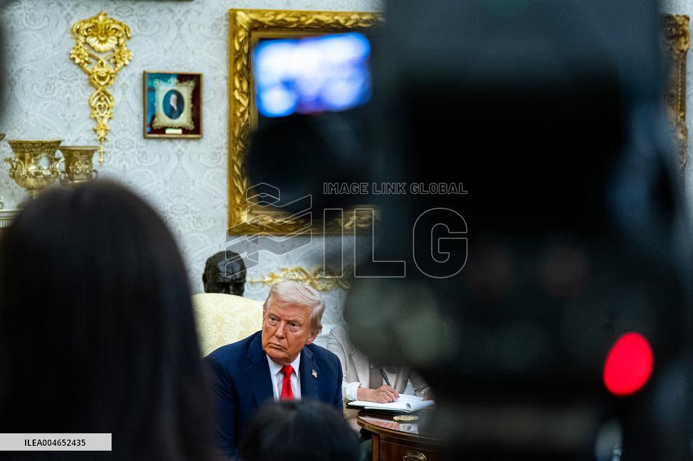 President Trump Meets With South Korean President Myung - DC