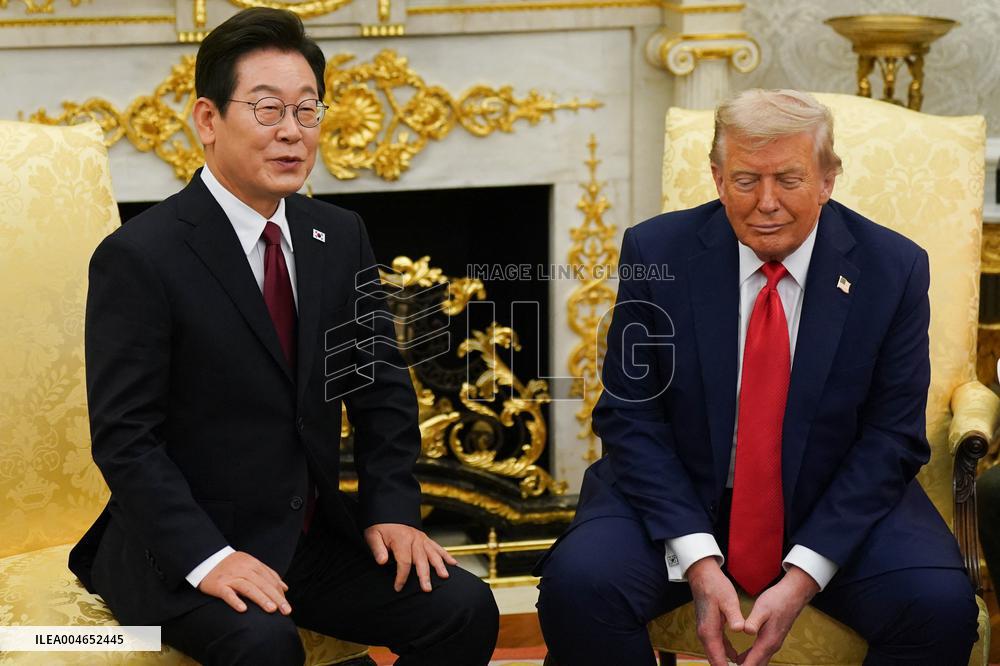 President Trump Meets With South Korean President Myung - DC