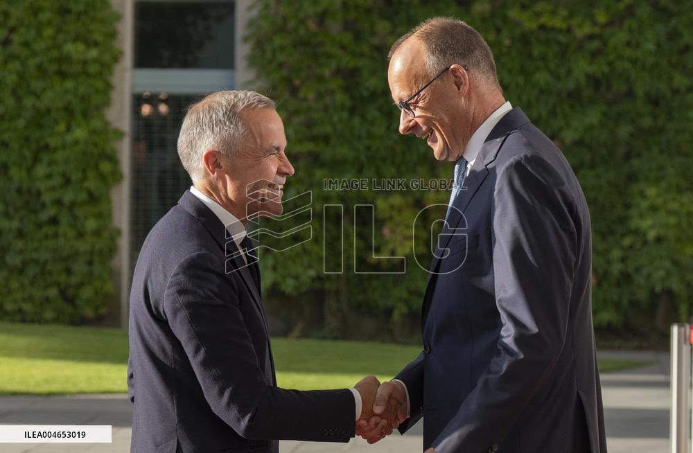 Canadian Press - Mark Carney Meets Chancellor Merz in Berlin - Germany