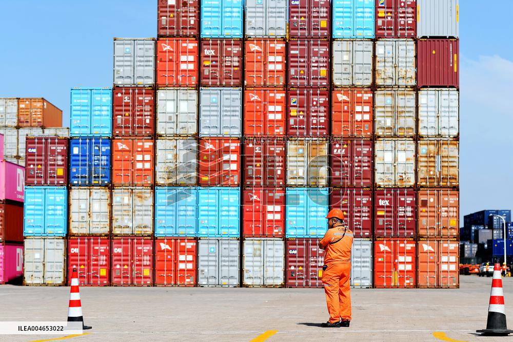 Qingdao Port Foreign Trade Container