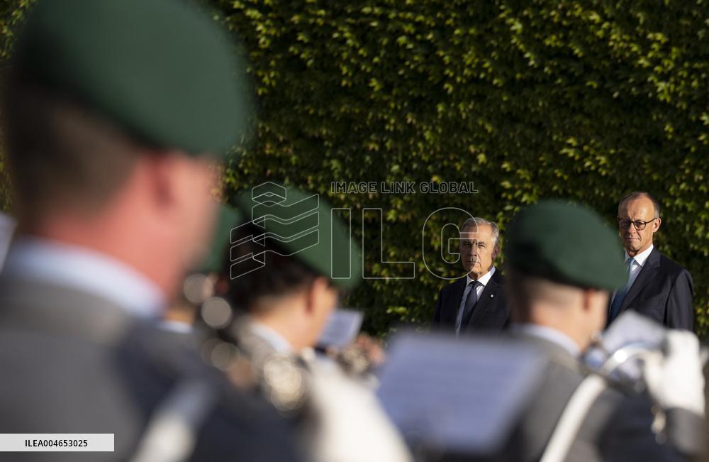 Canadian Press - Mark Carney Meets Chancellor Merz in Berlin - Germany