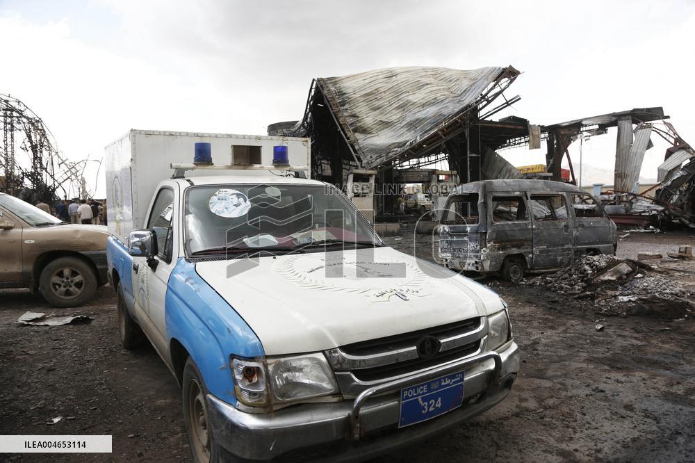 Israeli Airstrikes Aftermath - Yemen