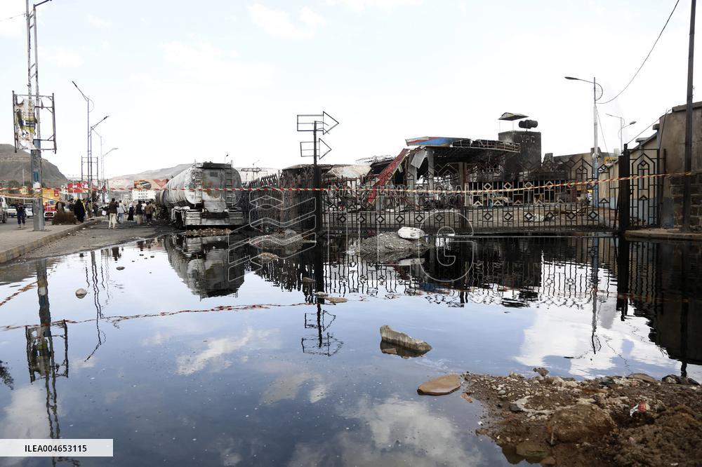 Israeli Airstrikes Aftermath - Yemen