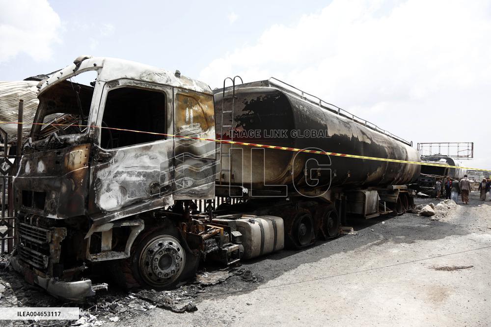 Israeli Airstrikes Aftermath - Yemen