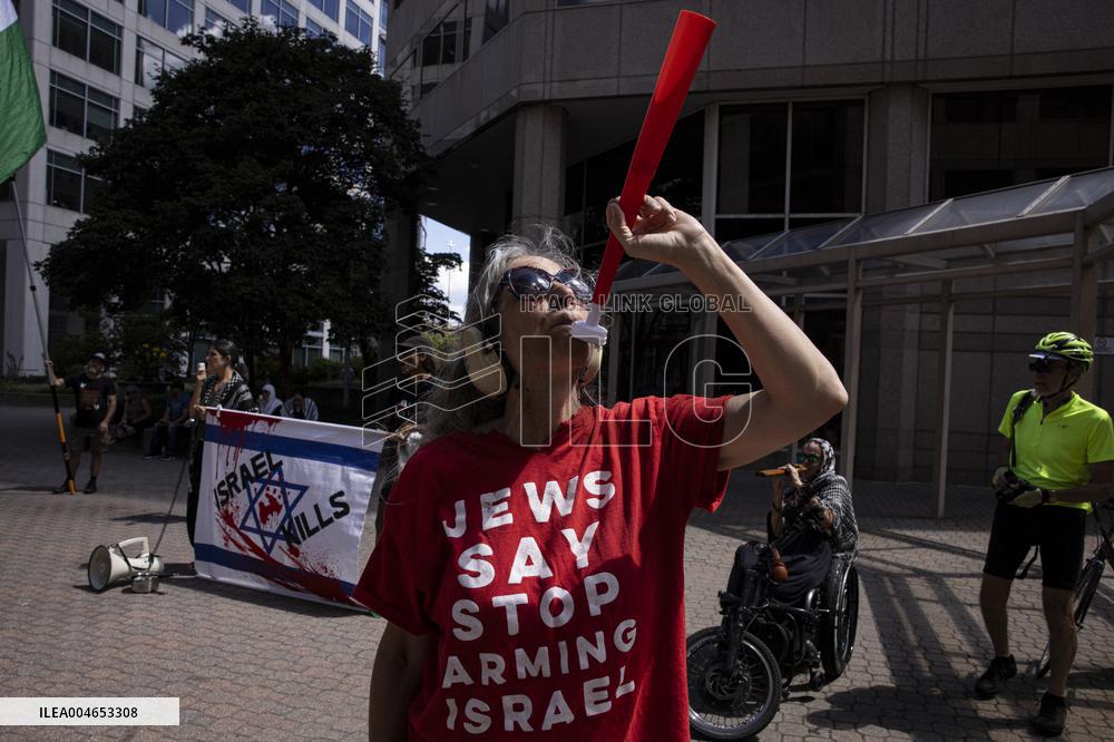 Media Protest For Gaza - Washington DC