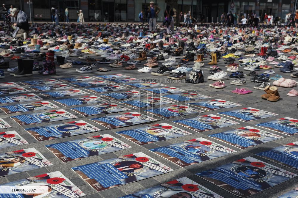 Utrecht Memorial Protest for Gazas Children - NLD