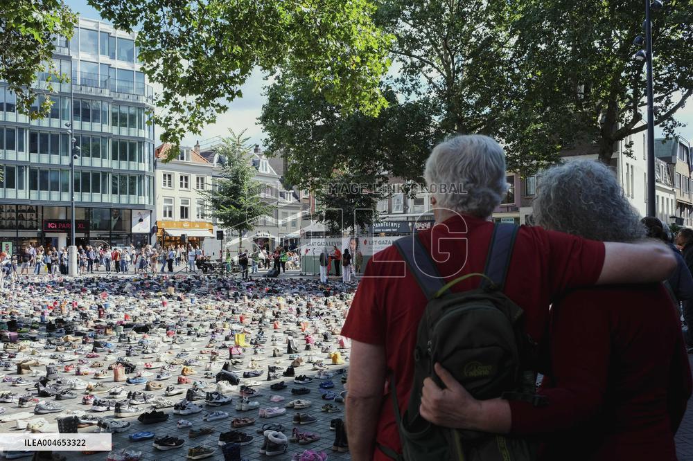 Utrecht Memorial Protest for Gazas Children - NLD