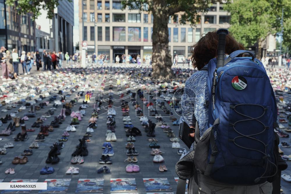 Utrecht Memorial Protest for Gazas Children - NLD