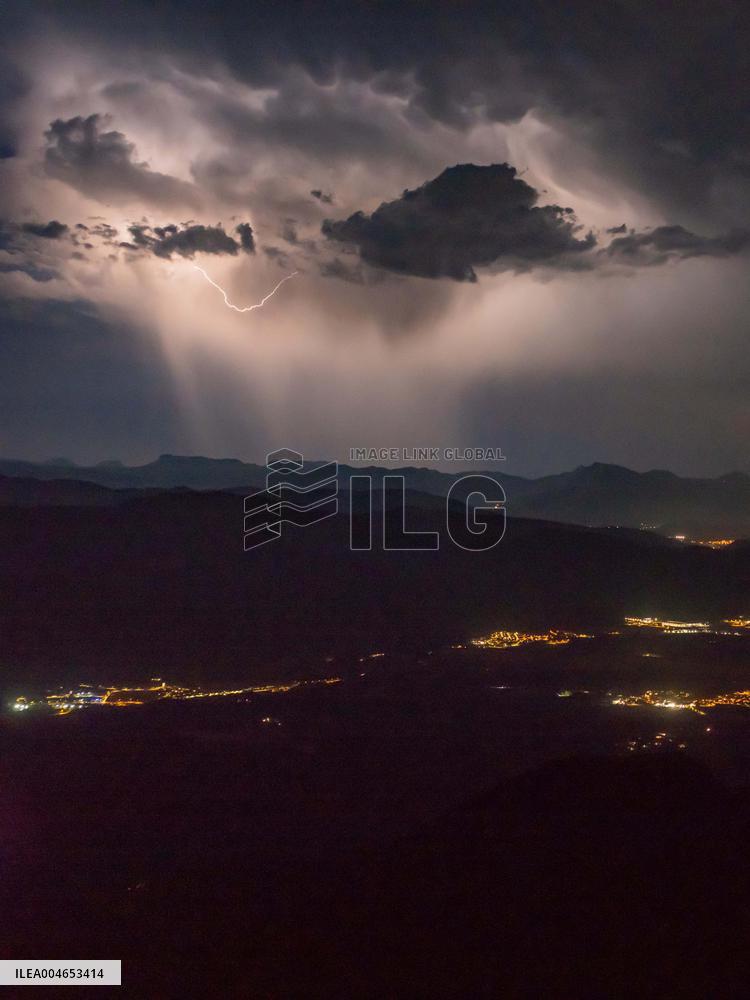 Storm Over the Eastern Pyrenees - Catalonia