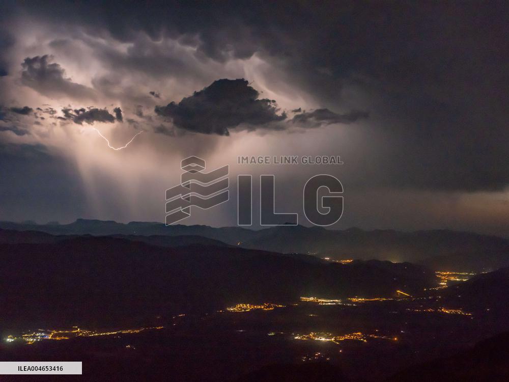 Storm Over the Eastern Pyrenees - Catalonia
