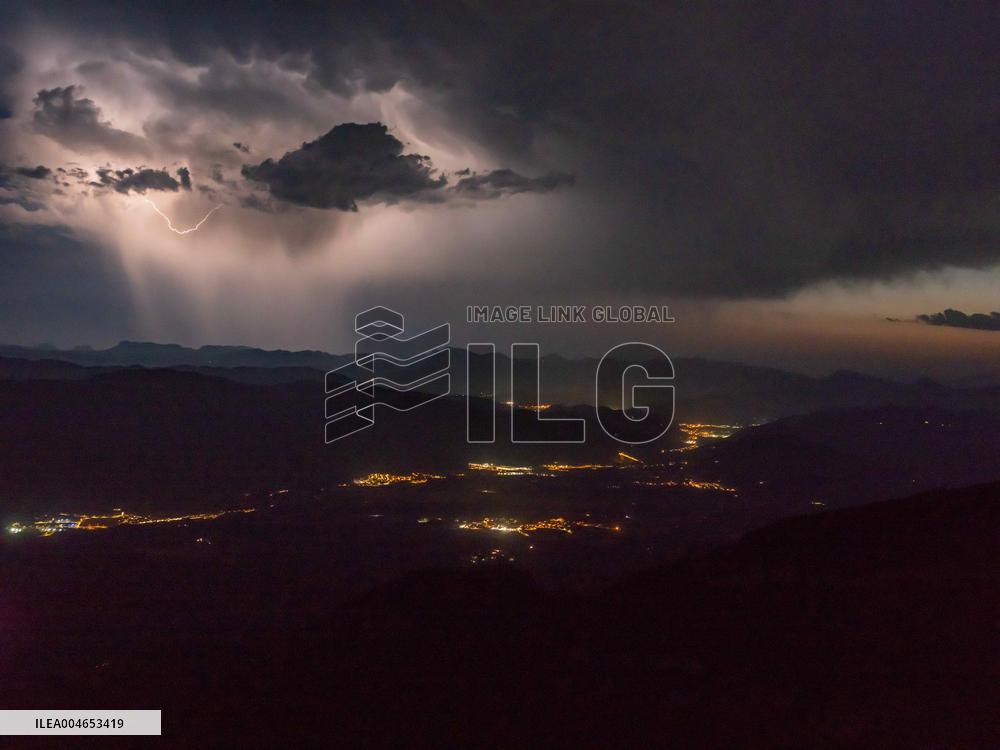Storm Over the Eastern Pyrenees - Catalonia