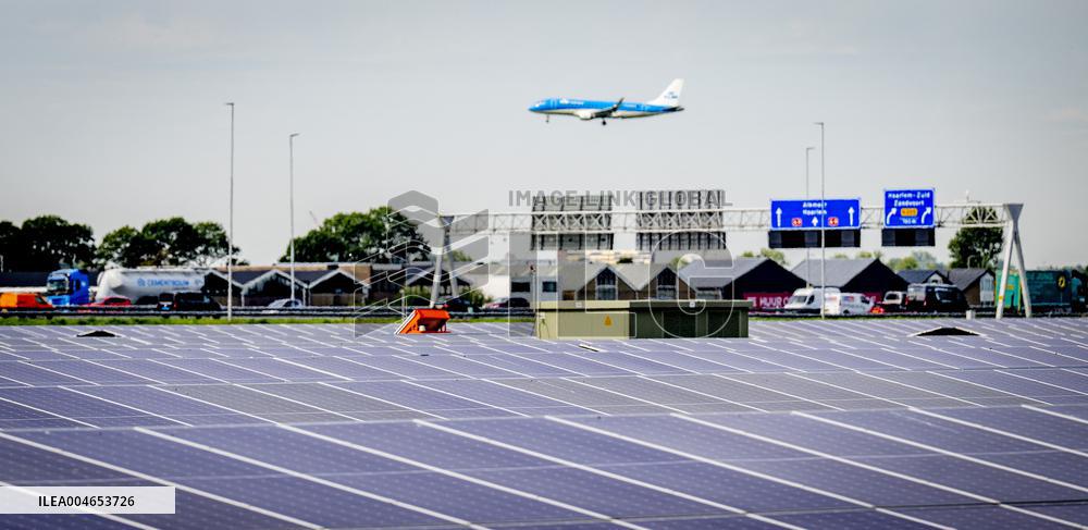 Illustration - Solar Park at Schiphol - Amsterdam