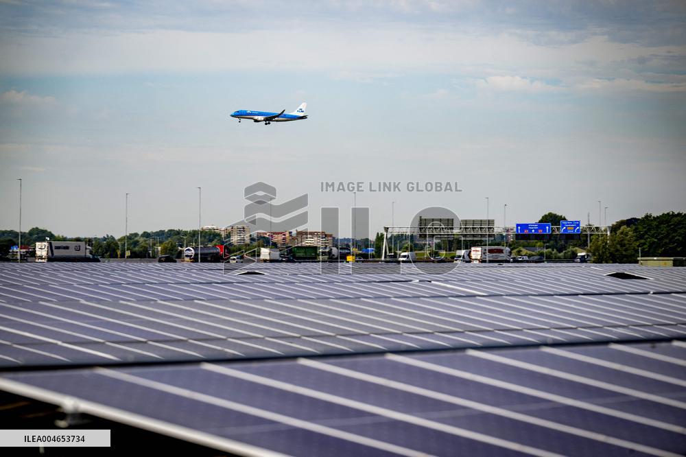 Illustration - Solar Park at Schiphol - Amsterdam