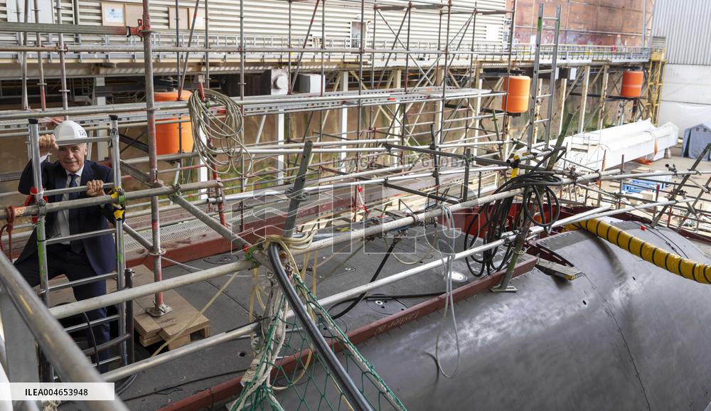 CP Carney Visits Submarine Building Facility - Germany