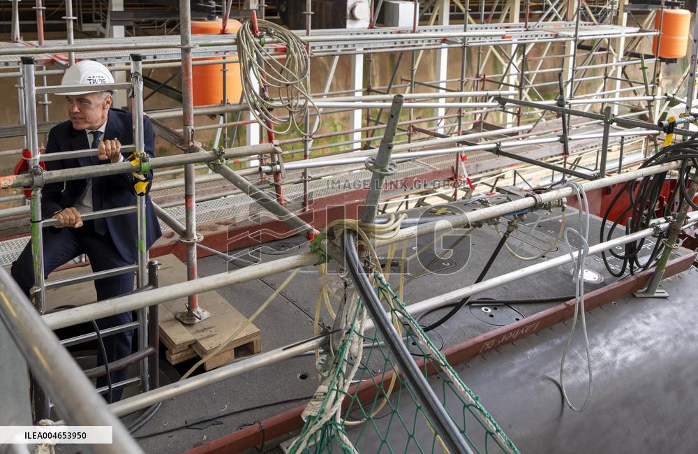 CP Carney Visits Submarine Building Facility - Germany