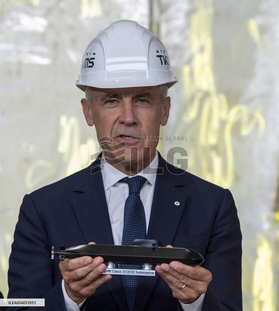 CP Carney Visits Submarine Building Facility - Germany