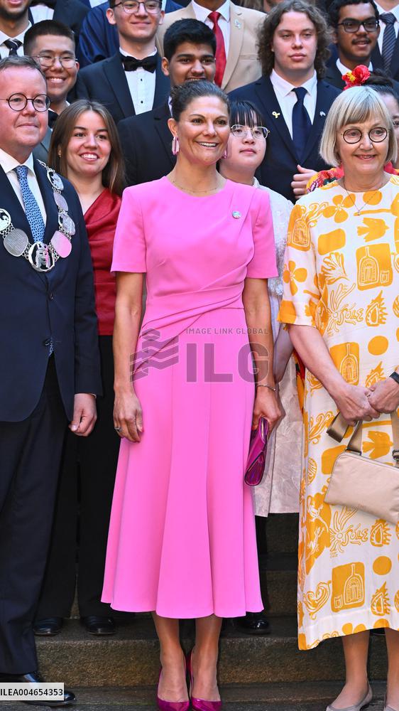CROWN PRINCESS AT THE STOCKHOLM JUNIOR WATER PRIZE