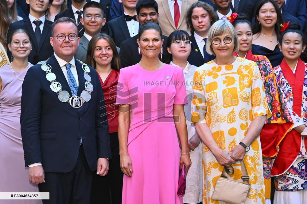 CROWN PRINCESS AT THE STOCKHOLM JUNIOR WATER PRIZE