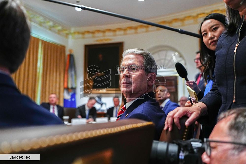 President Trump Chairs a Cabinet Meeting at the White House