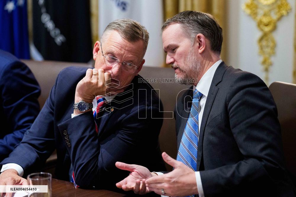 President Trump Chairs a Cabinet Meeting at the White House