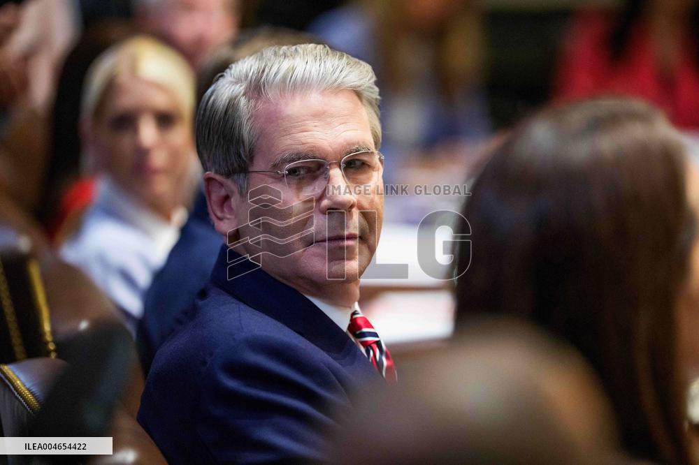 President Trump Chairs a Cabinet Meeting at the White House