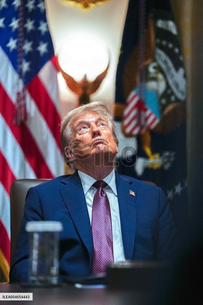 President Trump Chairs a Cabinet Meeting at the White House