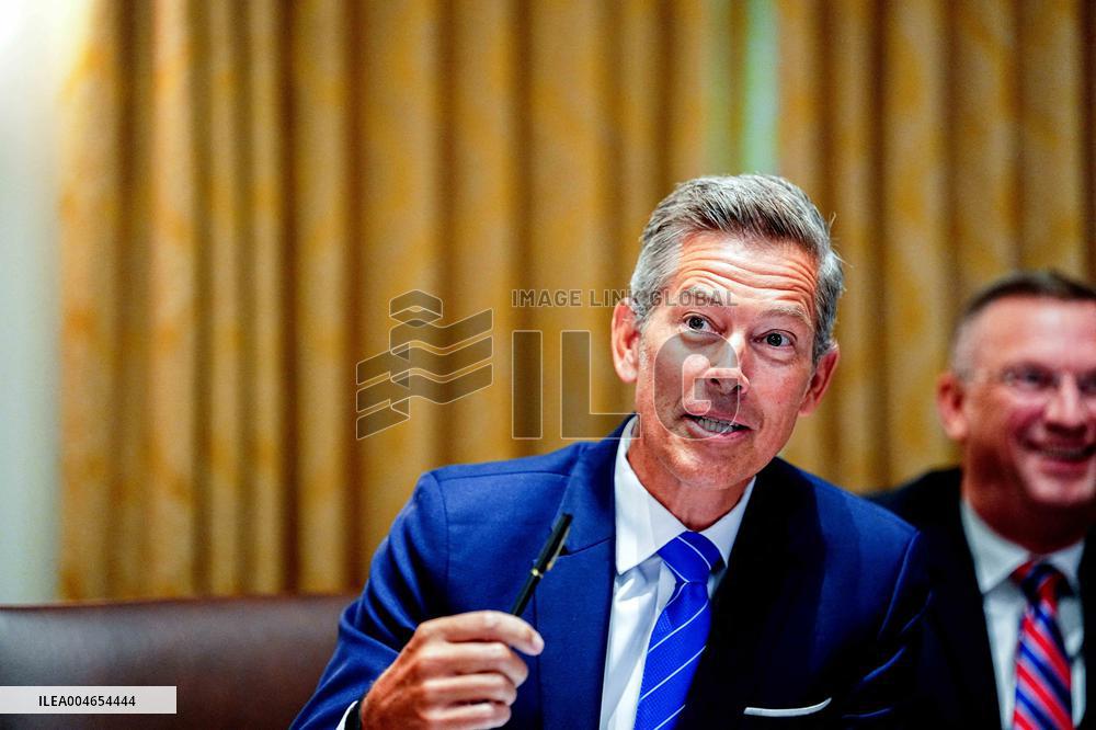 President Trump Chairs a Cabinet Meeting at the White House