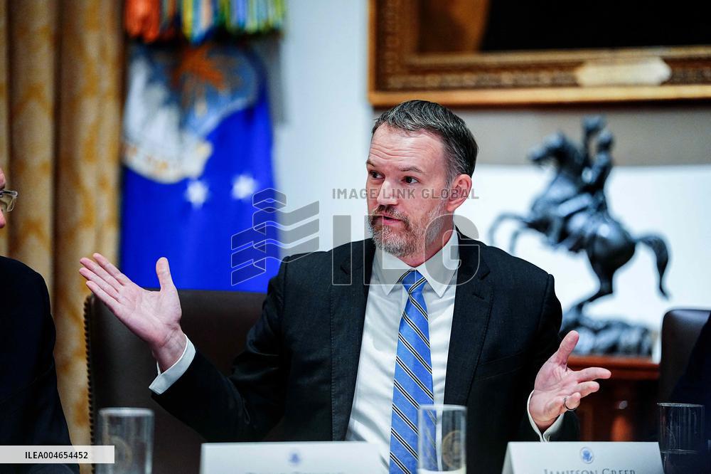 President Trump Chairs a Cabinet Meeting at the White House