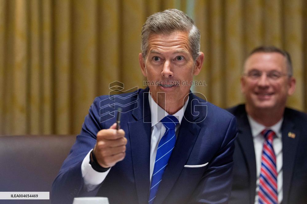 President Trump Chairs a Cabinet Meeting at the White House