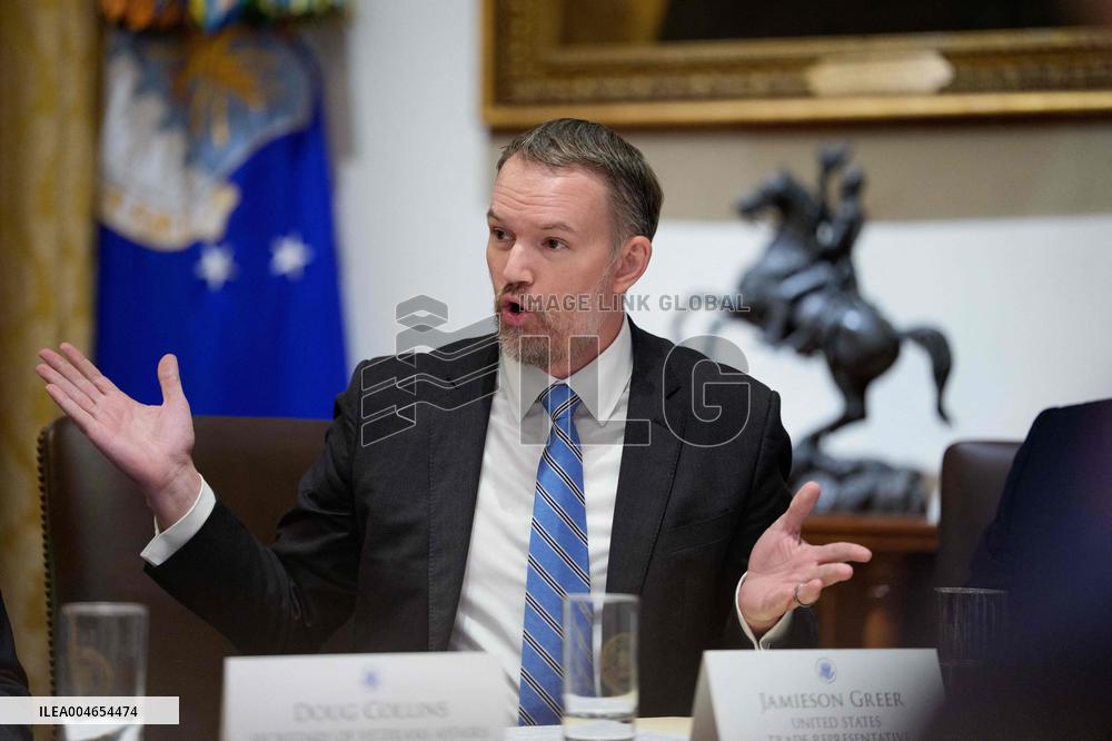 President Trump Chairs a Cabinet Meeting at the White House