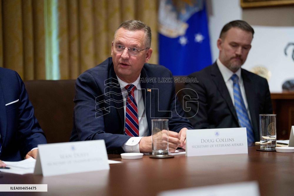 President Trump Chairs a Cabinet Meeting at the White House