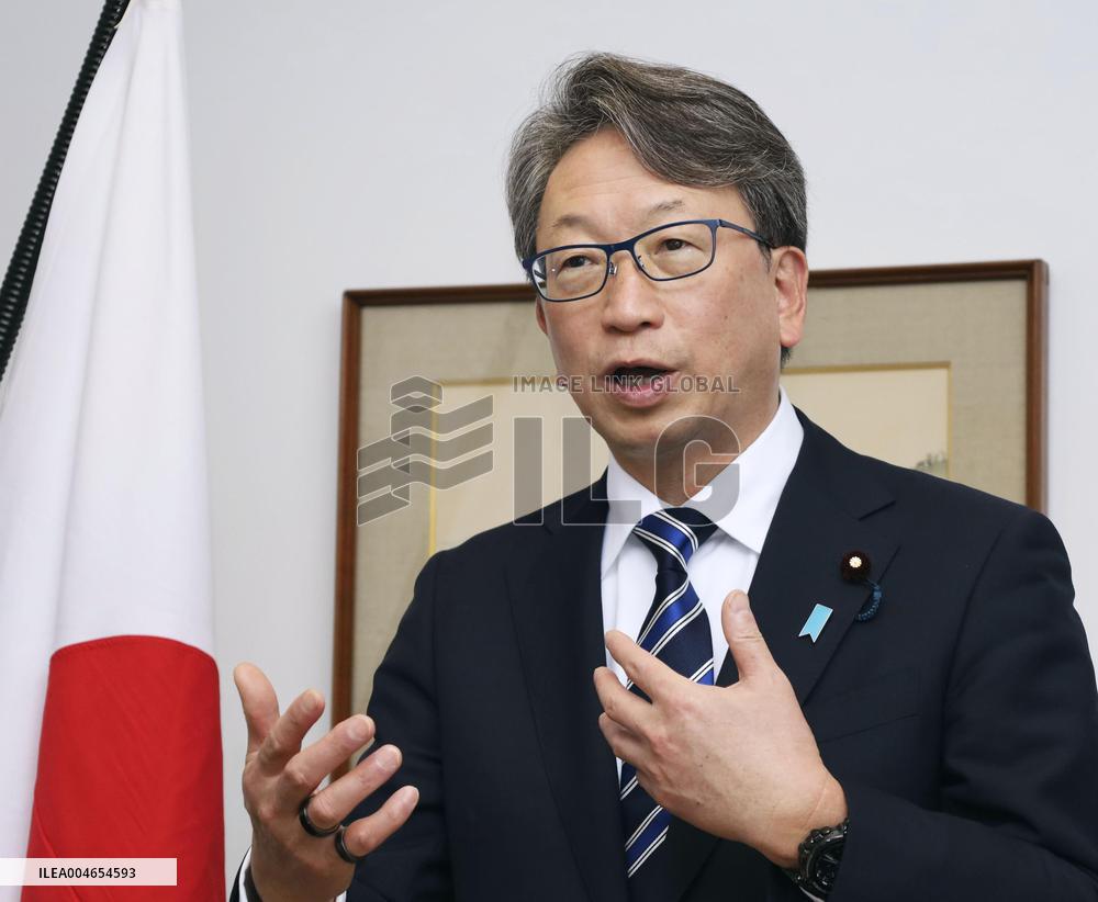 Japan cybersecurity minister in Sydney