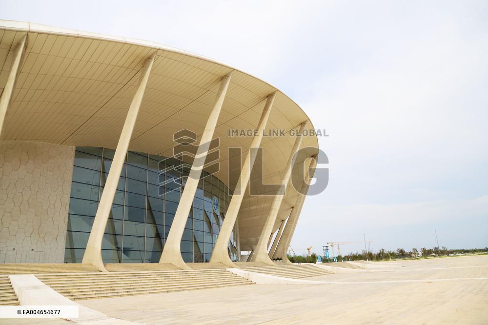 The SCO Demonstration Zone International Expo Center in Qingdao