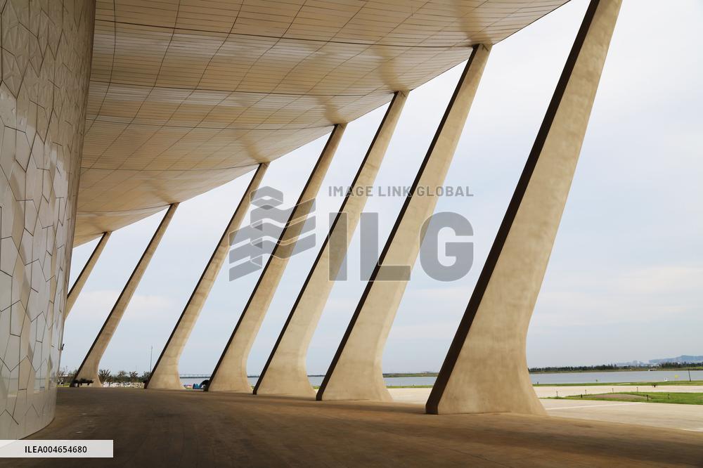 The SCO Demonstration Zone International Expo Center in Qingdao