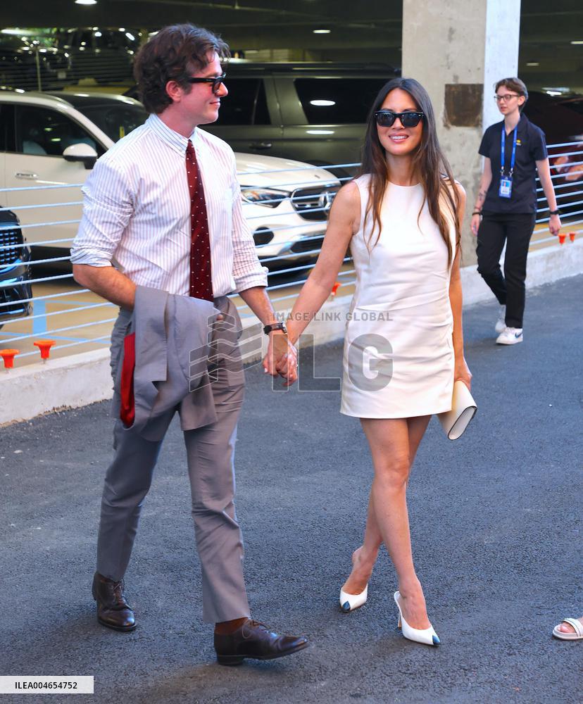 Celebs at the US Open in New York - Arrival