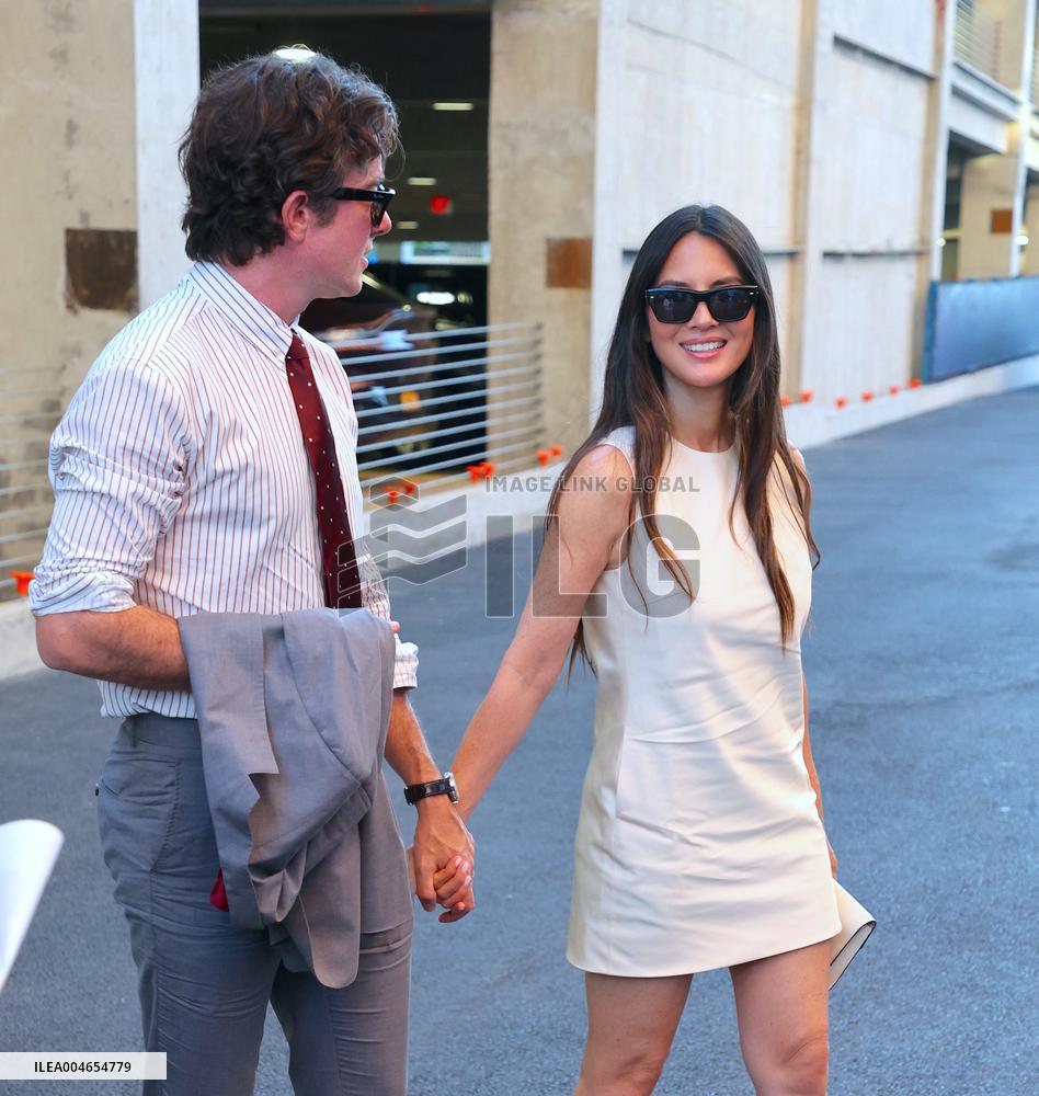 Celebs at the US Open in New York - Arrival