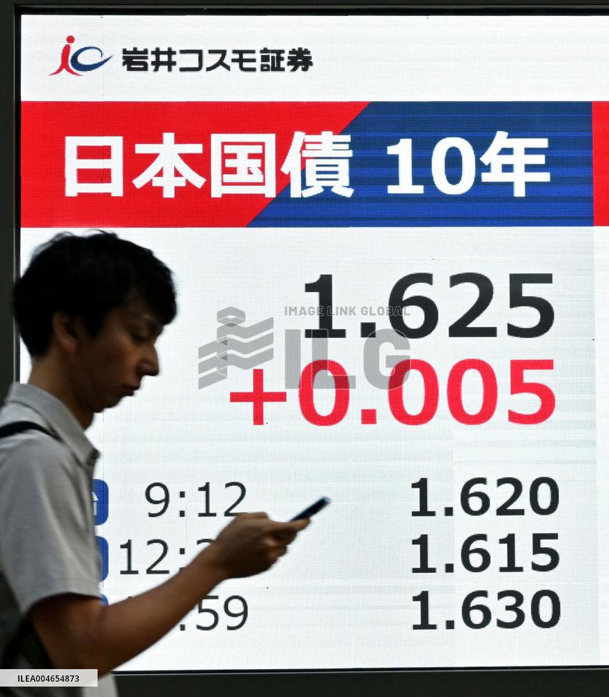Japan's benchmark bond yield rises
