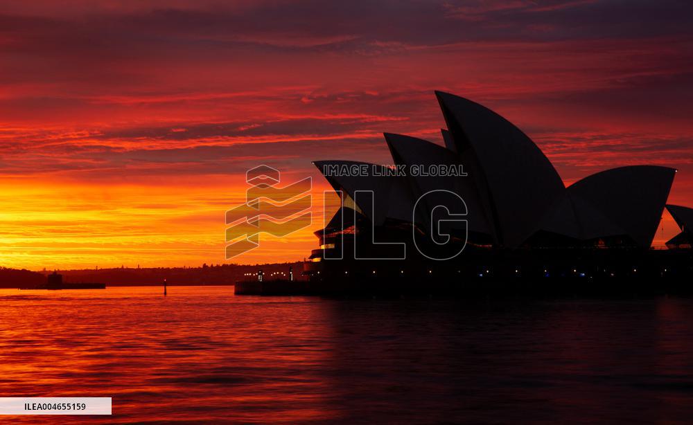 Morning Glow at The Opera House - Sydney