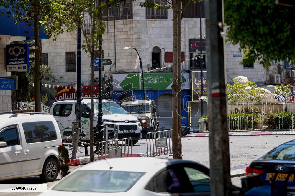 Israeli Raid in Ramallah