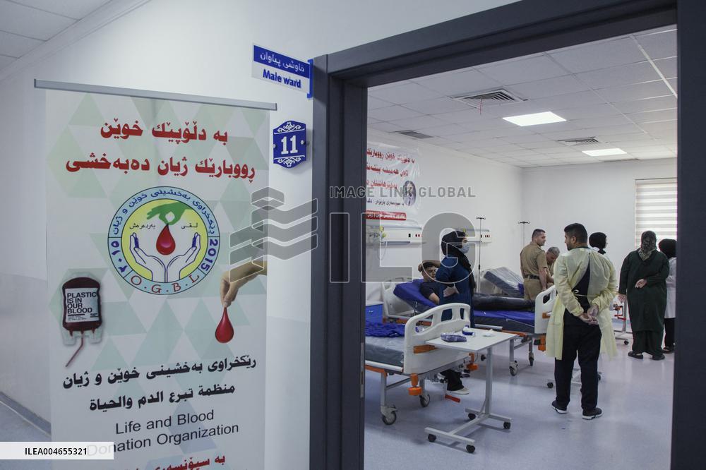 Blood Donation in Bardarash Iraq