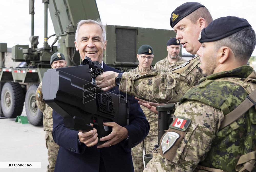 PM Mark Carney Visits Adazi Military Base - Germany