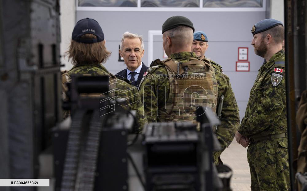 PM Mark Carney Visits Adazi Military Base - Germany