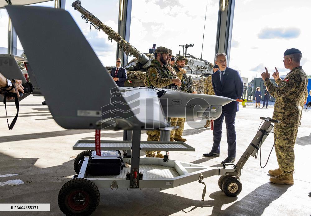 PM Mark Carney Visits Adazi Military Base - Germany