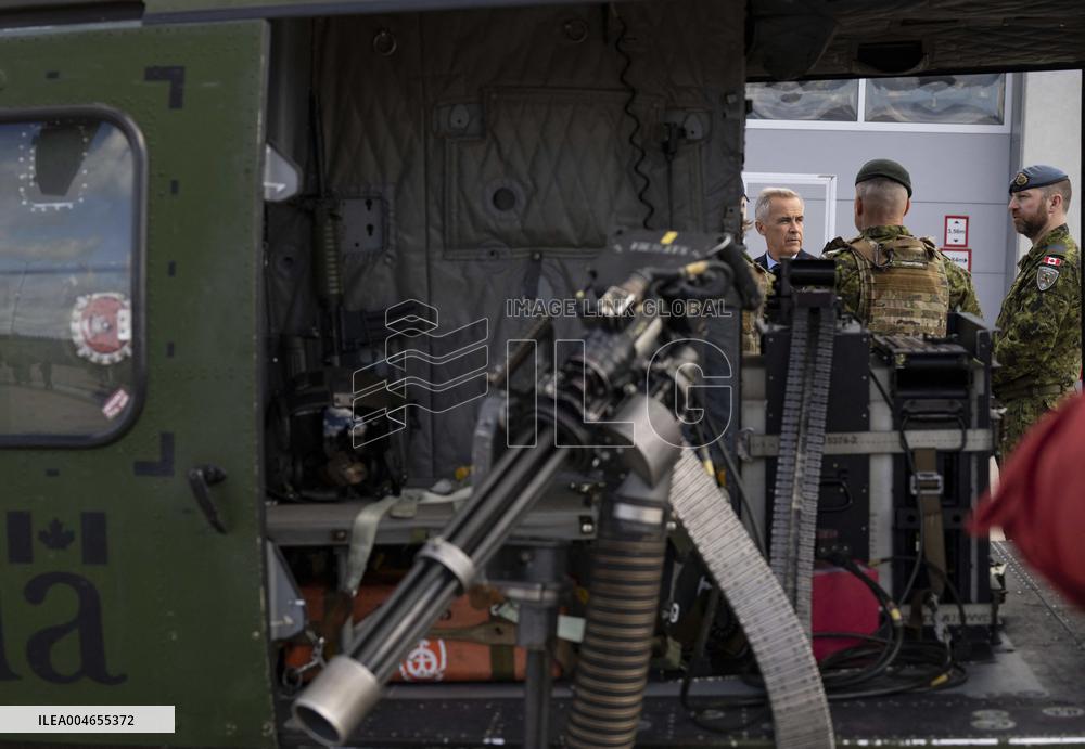 PM Mark Carney Visits Adazi Military Base - Germany