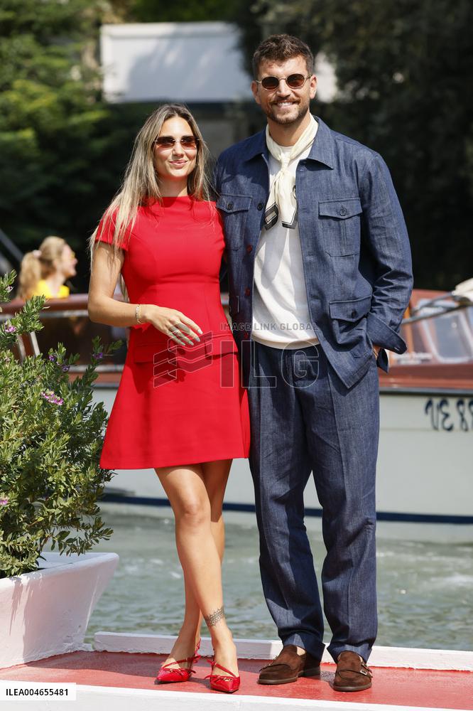 VENICE - Arrival Beatrice Valli, Marco Fantini MP