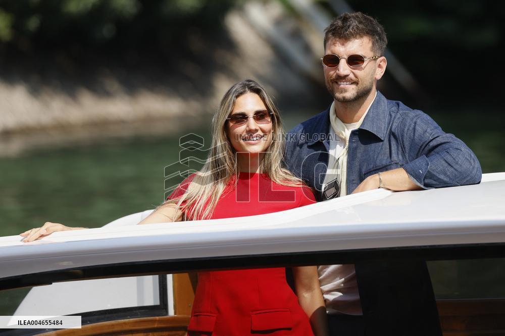 VENICE - Arrival Beatrice Valli, Marco Fantini MP