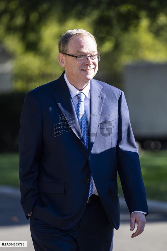 Director of the National Economic Council Kevin Hassett speaks at White House