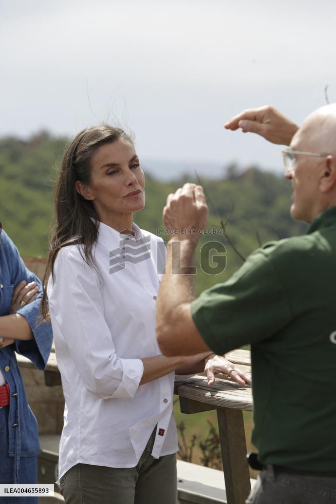Royals Visit Fire-Affected Areas In Lake Sanabria